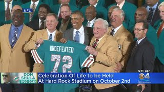 Dolphins To Host Don Shula Celebration Of Life At Hard Rock Stadium