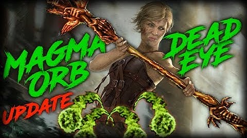 PoE 3.2 Bestiary Magma Orb Deadeye Absurd Cast Speed & Chains