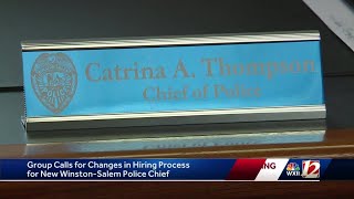 Winston-Salem group wants more transparency, accessibility with WSPD Chief candidates