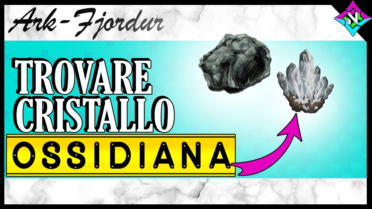 ARK Fjordur Crystal obsidian location YouTube