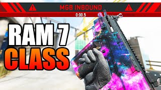 ZERO RECOIL RAM 7 BEST CLASS SETUP in MODERN WARFARE 3! BEST RAM 7 CLASS SETUP in MW3!