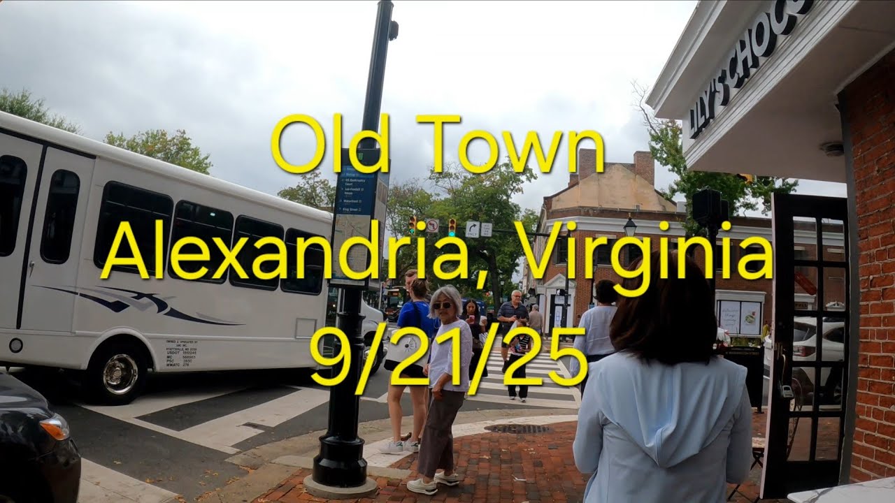 Alexandria, Virginia - Old Town Walk - Downtown #fvtv #alexandriava #va ...