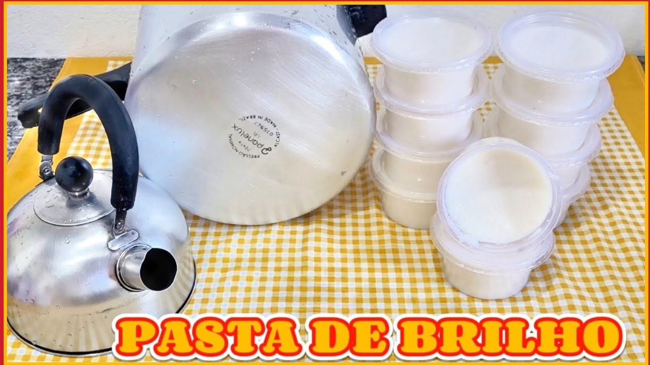 PASTA DE BRILHO - BRILHA PANELAS SEM BOM BRIL E SEM ESFORÇO- VENDO MUITO