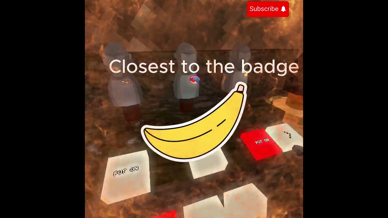 Day one of checking if i got banana badge