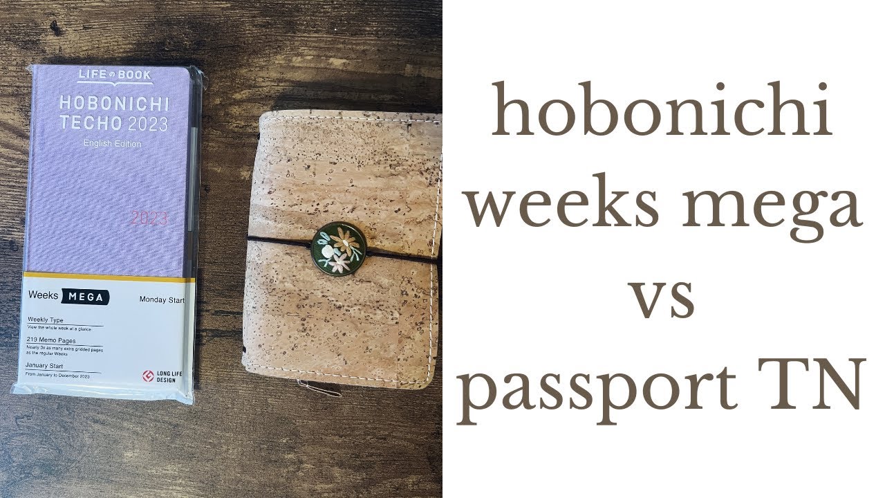 2023 planner dilemma hobonichi weeks mega passport tn YouTube