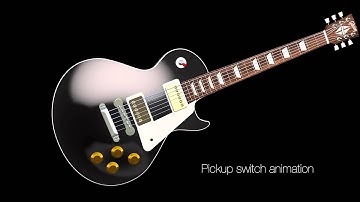 Les Paul Guitar: FCPX generator / Apple Motion 3D model