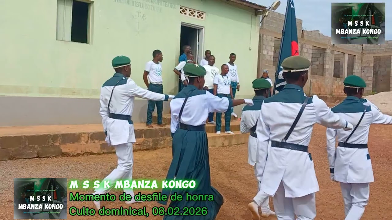 EM DESTAQUE: MSSK MBANZA KONGO MERGULHA NO DESFILE..🤗💚👮🏿‍♂️