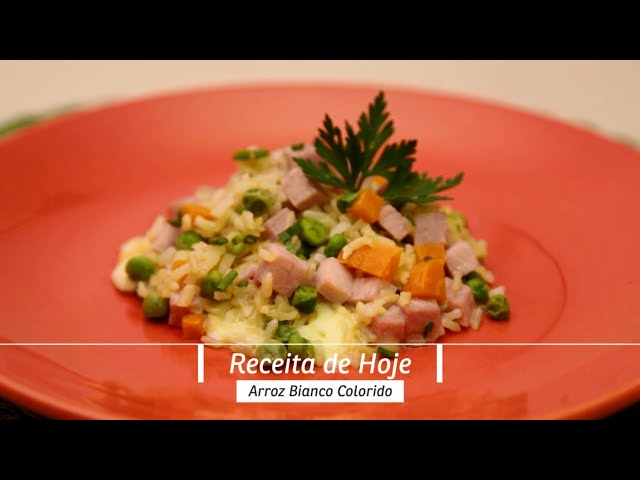 Receitou - Arroz colorido