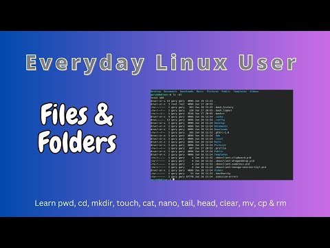 Learn How To Use Files And Folders Using The Linux Terminal