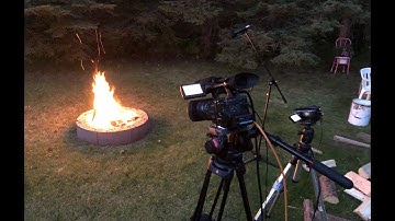 Behind the Scenes - Backyard Fire Pit - 10 Hours in Real Time (No Loops)
