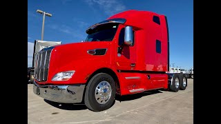 New 2020 Peterbilt 579 80' Ultra Loft sleeper in Viper red!  (Double Bunk)  Keith Couch 9706913877