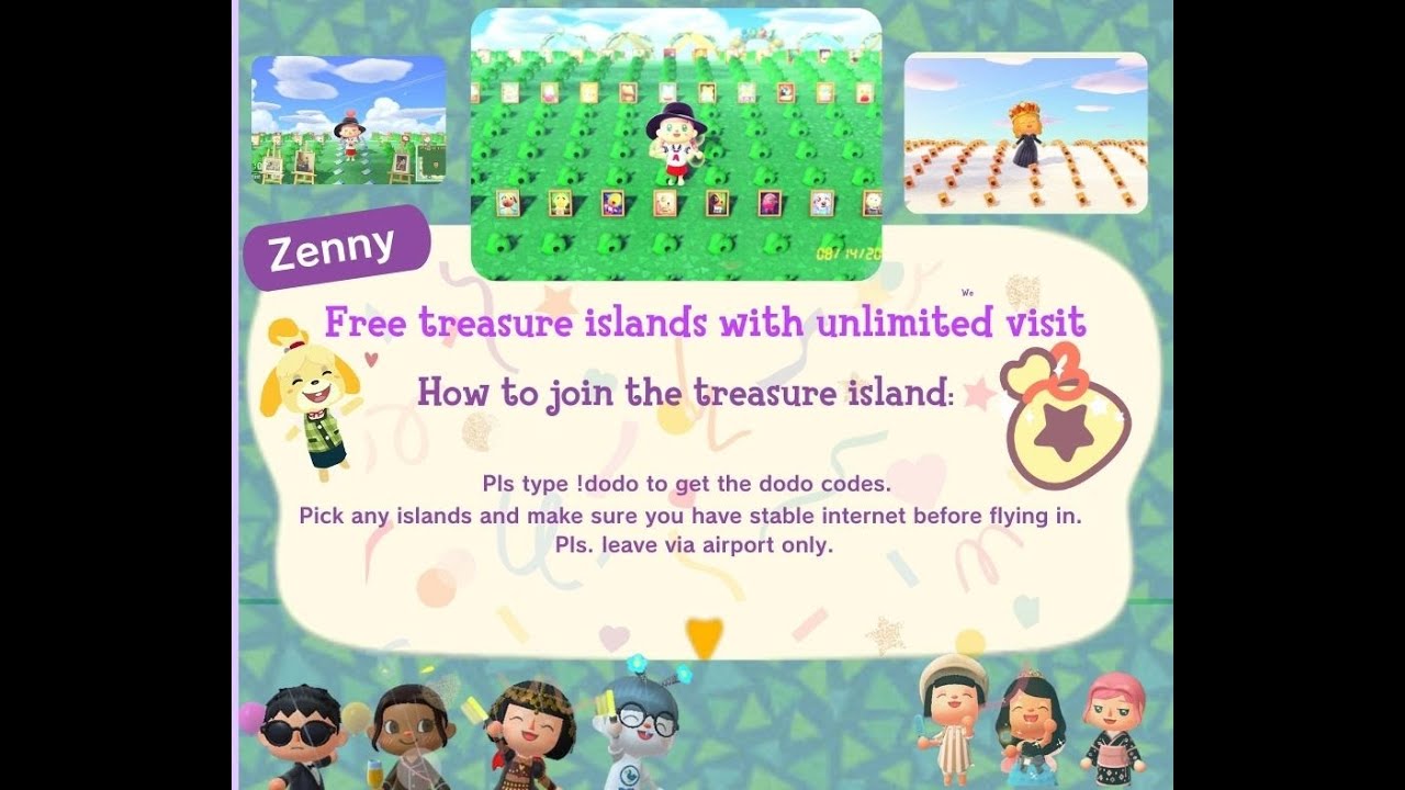 TREASURE ISLANDS ANIMAL CROSSING (FREE UNLIMITED VISIT) YouTube