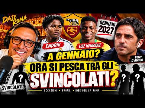 Video ROMA, ENDRICK E LUIZ HENRIQUE A GENNAIO? ORA DAMICO PESCA TRA GLI SVINCOLATI!