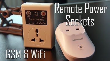 The best way to Remote Control Power Sockets and outlets over GSM & WiFi