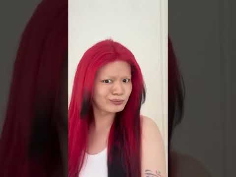 가발과 화장으로 성별 체인지