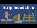 Strip foundation /Type of shallow foundation #2