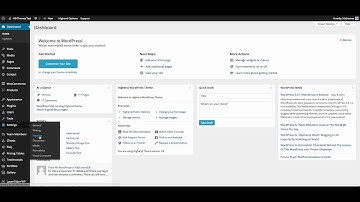 Highend WordPress Theme - Change Homepage