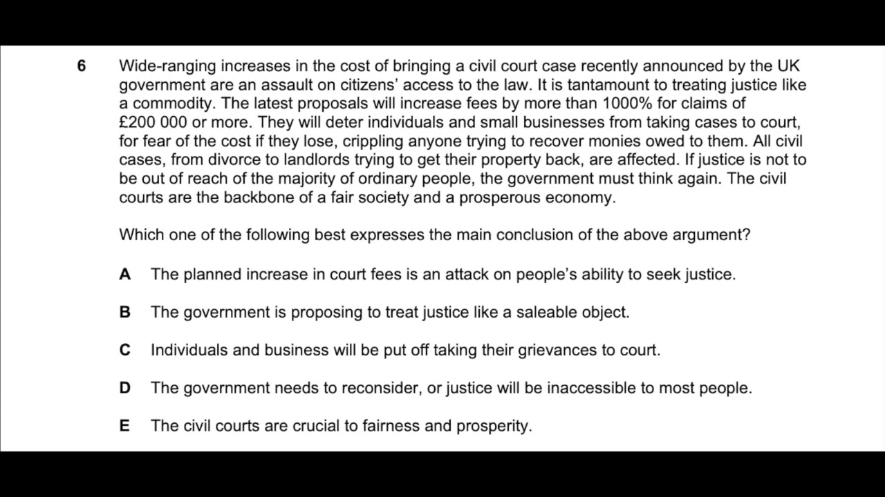 BMAT NOVEMBER 2016 - SECTION 1 COMPLETE WALKTHROUGH