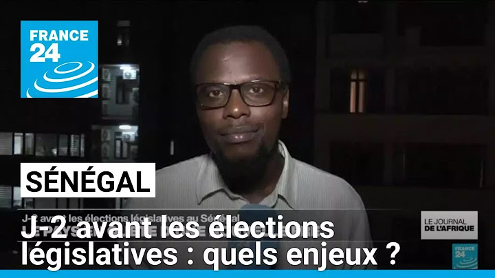 J-2 avant les élections législatives au Sénégal : quels enjeux ? • FRANCE 24