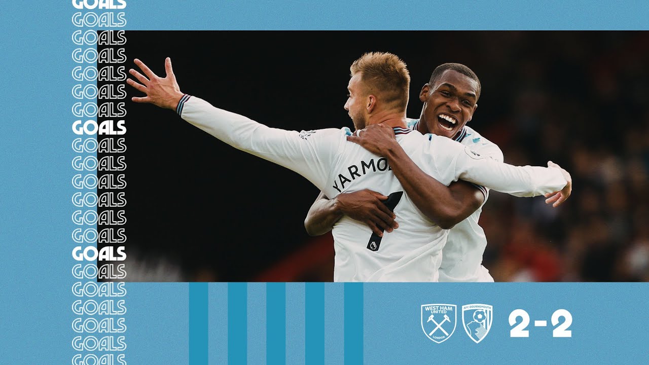 GOALS | AFC BOURNEMOUTH 2-2 WEST HAM UNITED