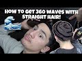 How to get 360 waves with Straight hair! 🌊