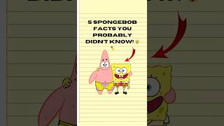 5 SpongeBob Facts You Probably DIDN’T Know! 🤯🍍 #spongebob #facts #youneedtoknow #shocking