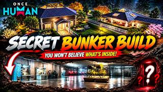 Once Human SECRET BUNKER BUILD! 🤫 The Ultimate Sleeper Base Hiding Underground