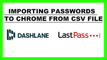 Importing Passwords to Chrome from CSV File