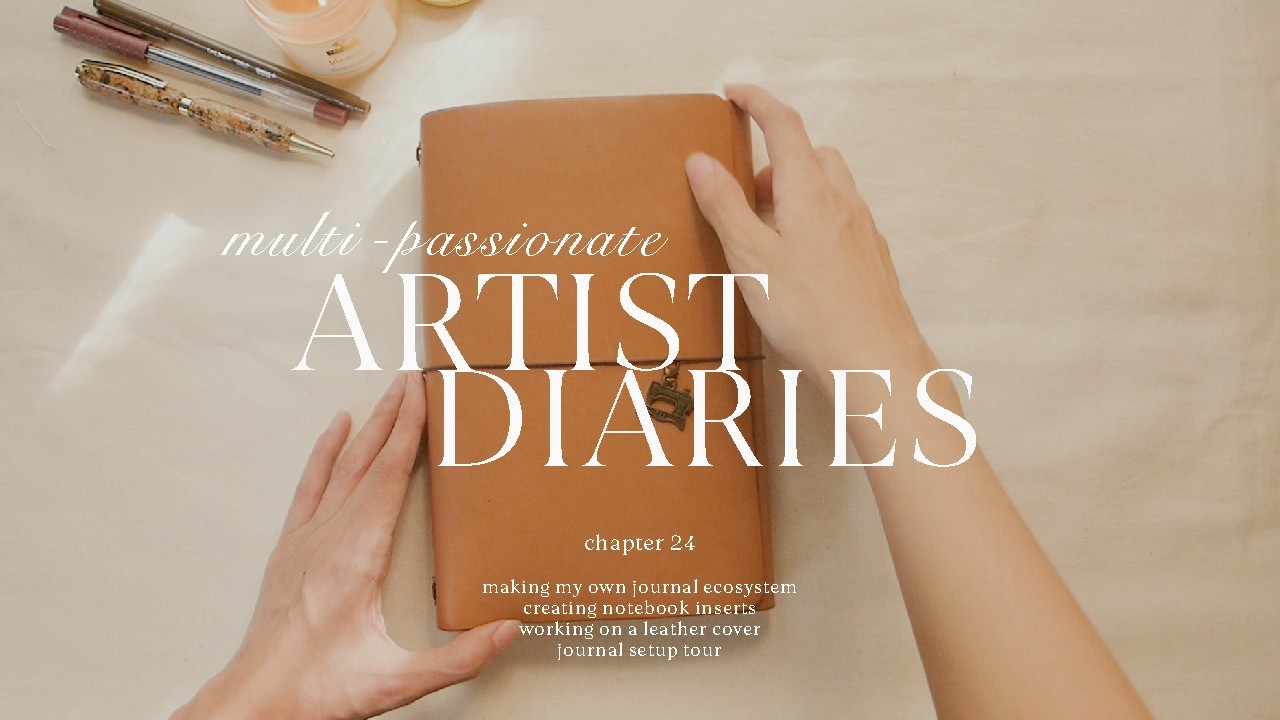 making my 2026 journal ecosystem from scratch 📚 artist diaries