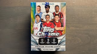 Celebrity 2024/25 Topps Chrome UCC Soccer Value Box Opening - Ultra Rare Insert Parallel Net Worth