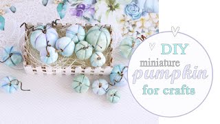 How to Make Miniature Pumpkin for Crafts - Air dry clay screenshot 4