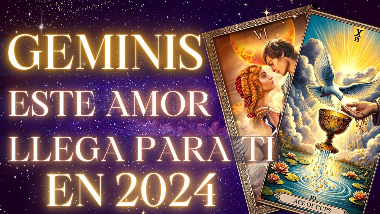 GEMINIS♊ASÍ ES EL AMOR ️QUE LLEGA PARA TI EN 2024 🩷PREDICCIÓN AMOR🩷 # ...