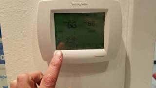 How to Lock out Honeywell Pro8000 thermostat screen