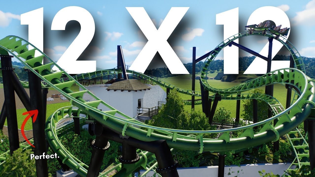 Сможете ли вы построить хорошие американские горки размером 12 X 12 в Planet Coaster 2?