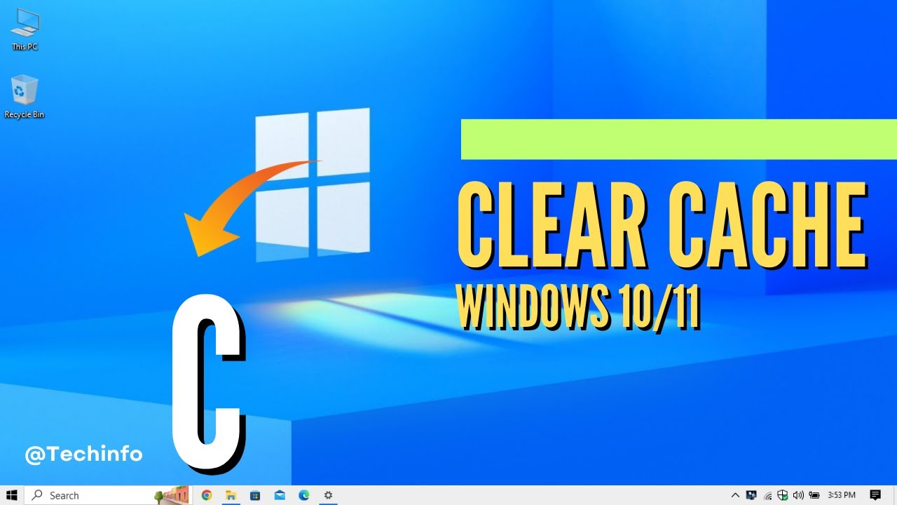 How to clear your computer's cache in windows 10 - YouTube