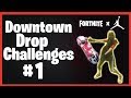Fortnite: Search O-N-F-I-R-E Letters (Downtown Drop Challenges 1)
