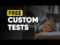  create unlimited custom tests for free  iit jee  neet  marks app