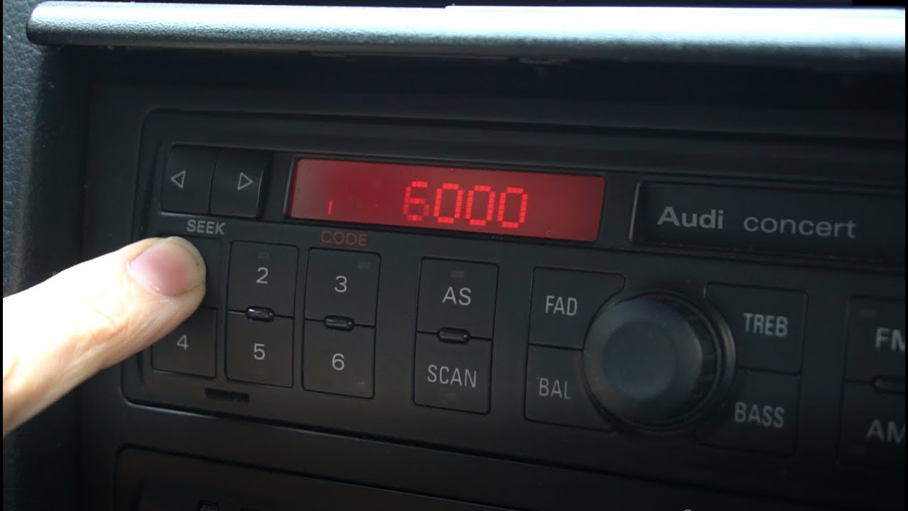 audi radio code herausfinden audi radio code herausfinden
