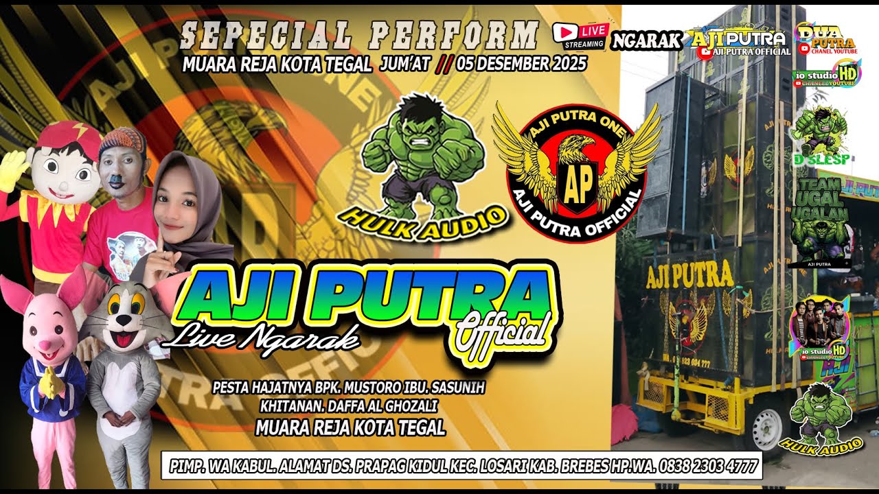 🔴LIVE BUROK DANGDUT AJI PUTRA MUARAREJA KOTA TEGAL 05 DESEMBER 2025