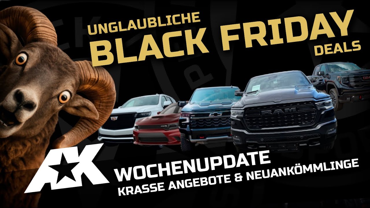 🚨 Autohaus-Update: Black Friday Deals 💥 & Neuankömmlige