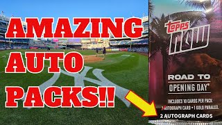 IS THIS MY BEST VIDEO EVER?? Opening 10 2024 Topps Now Road to Opening Day Autograph Packs!!