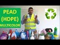 PEAD (HDPE) MULTICOLOR