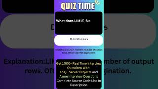 SQL Limit Clause Interview Questions and Answers