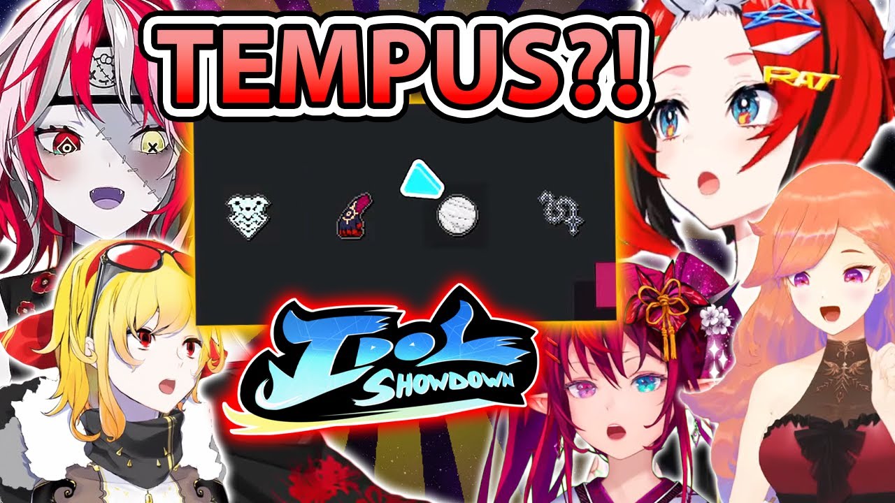 HoloEN & ID Reacts to TEMPUS Items in IDOL SHOWDOWN