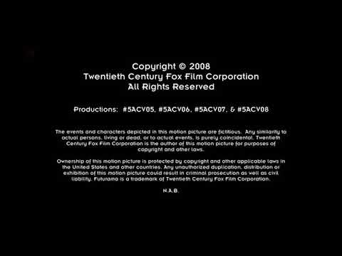 The Curiosity Company 30th Century Fox Television 2008 