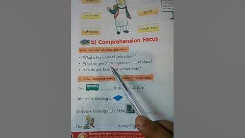 GRADE:1 English Unit 7 Questions 1,2/The Message School Sialkot