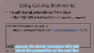 Java Database Connection JDBC and My SQL Lecture 13