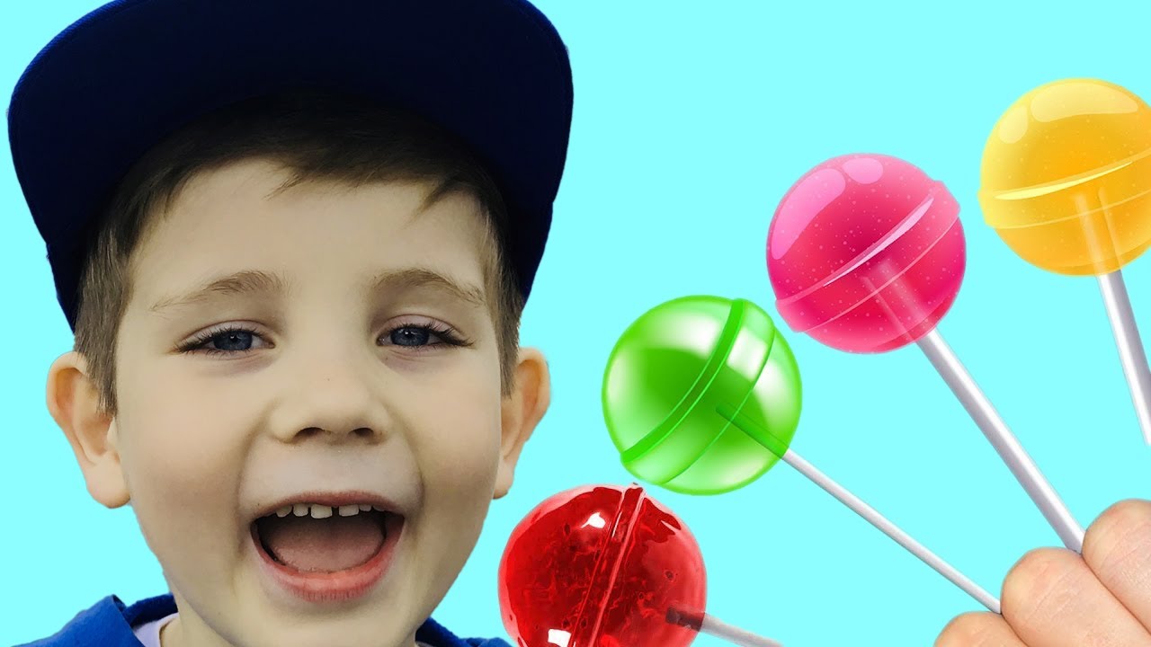 I bought candy | Learn Colors with Finger Family Song - YouTube