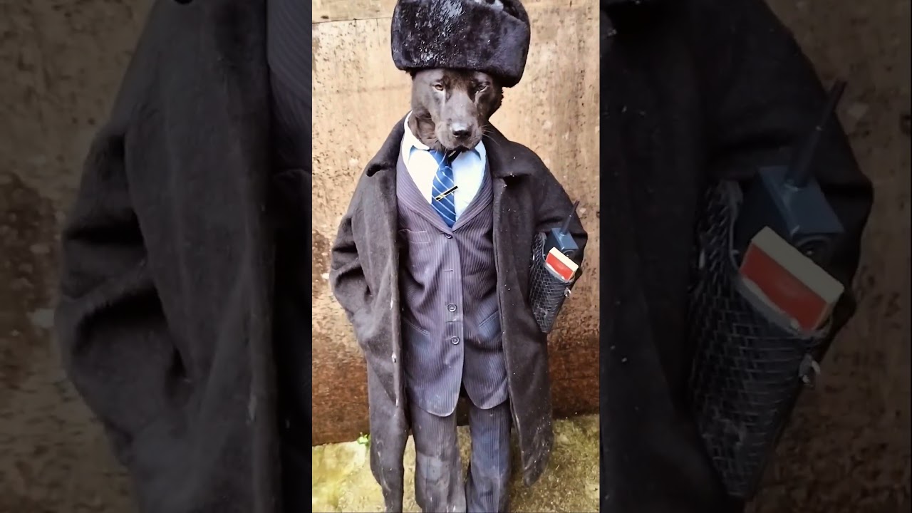 Dog In Beautiful Costume Of Country 