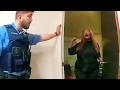 Super Toxic Racist Woman Breaks Into Ex's House, Destroys Everything, Abuses Cops, Gets Karma!